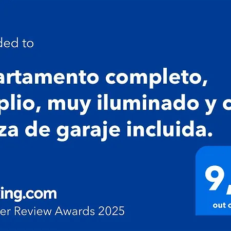 Completo, Amplio, Muy Iluminado Y Con Plaza De Garaje Incluida. Apartment *